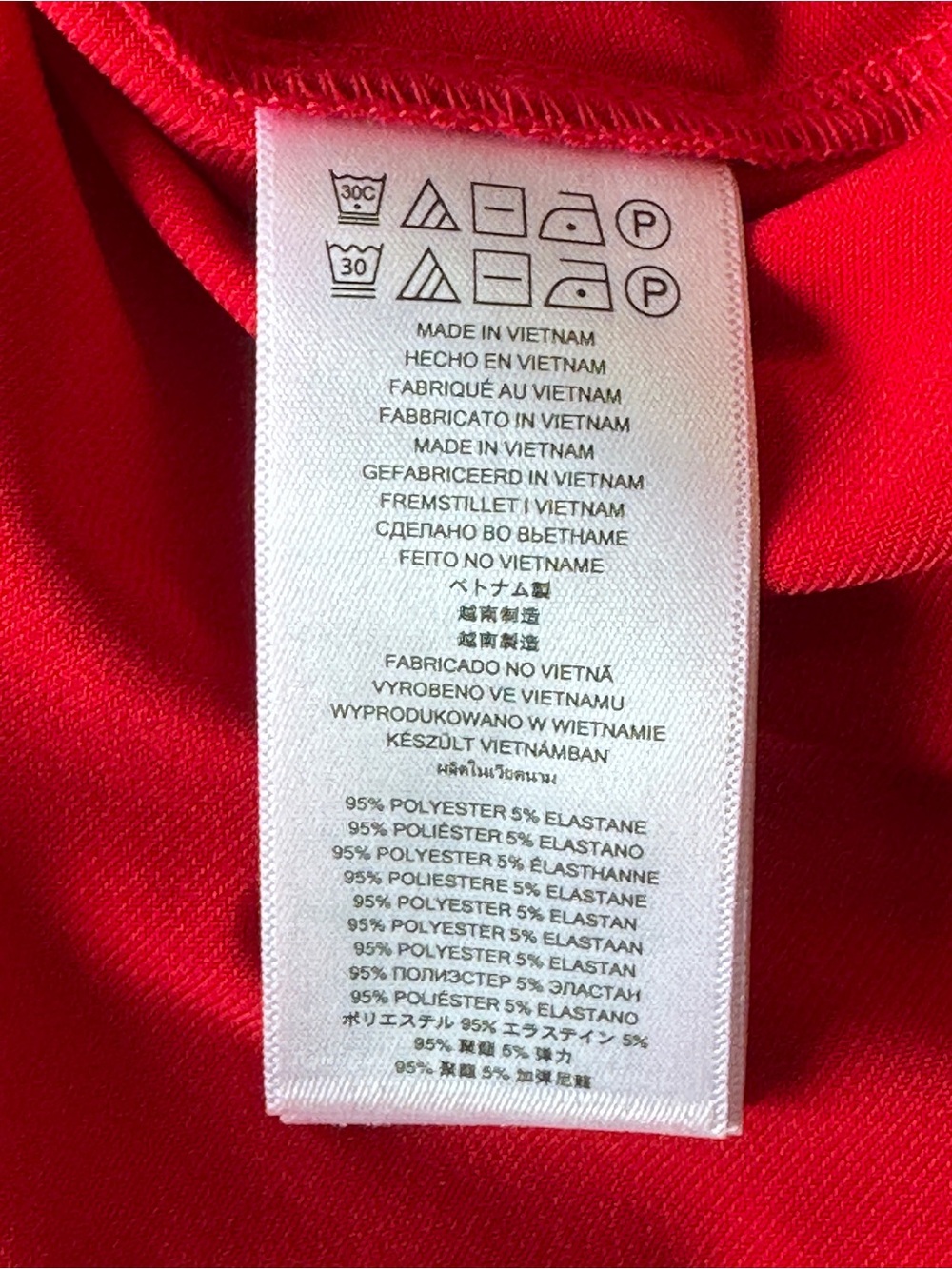 MICHAEL Michael Kors Red Asymmetrical High-Low Short Sleeve Wrap Dress 8 - Picture 8 of 14
